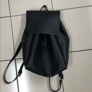 Zara faux leather everyday backpack
